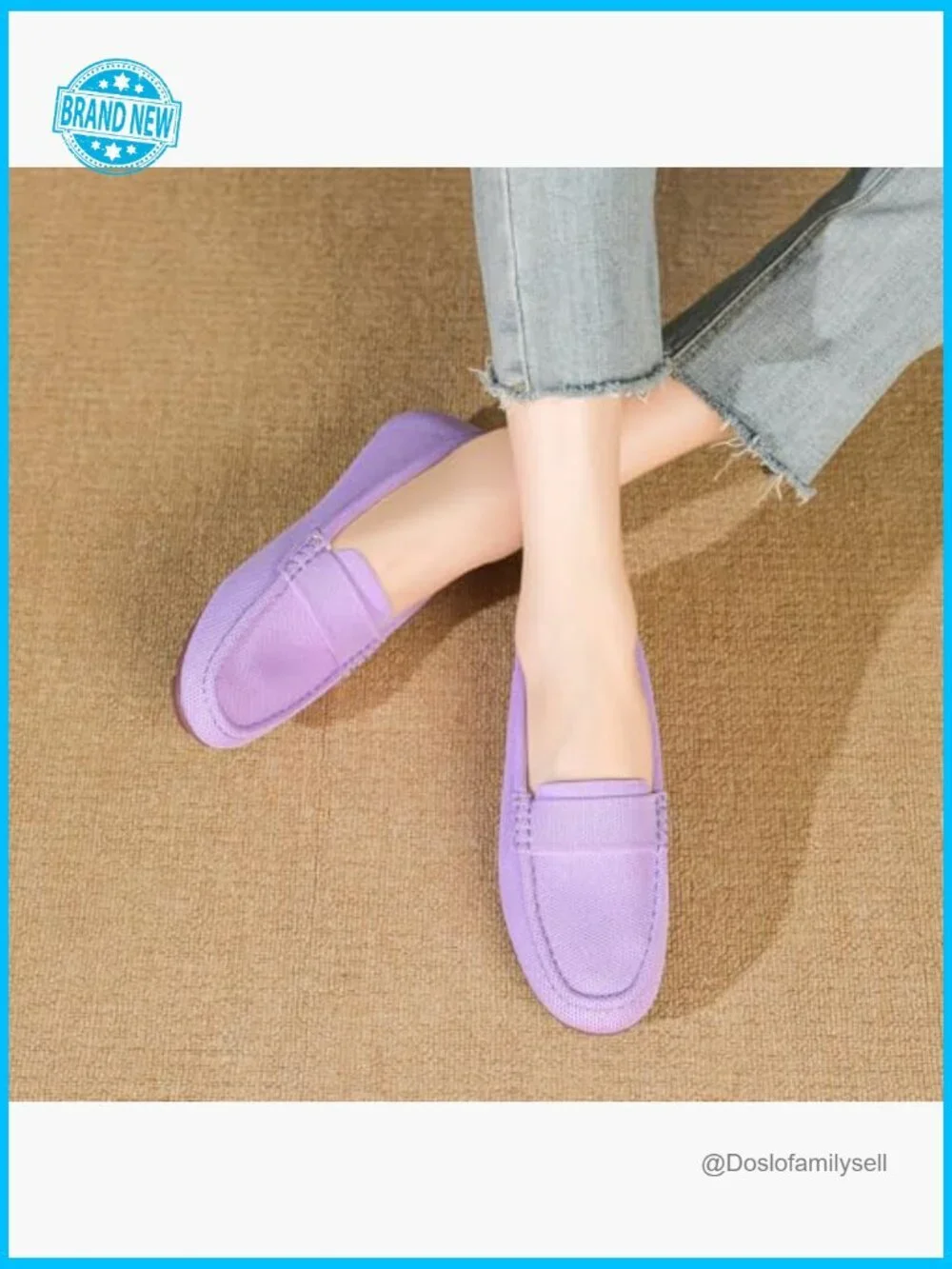 Comfortable Slip On Loafers Women's Casual Driving Flats Classic Round Toe
